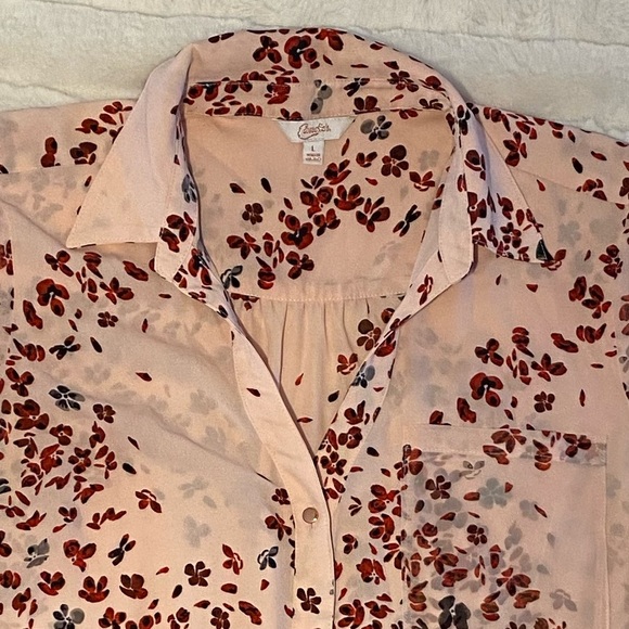 Floral Sheer Blouse - Picture 3 of 7